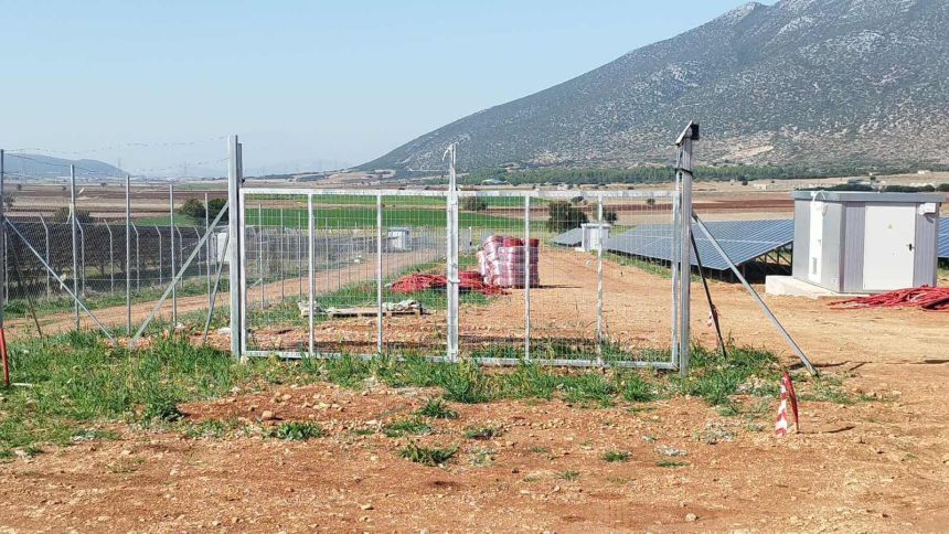Περίφραξη Φωτοβολταϊκού πάρκου