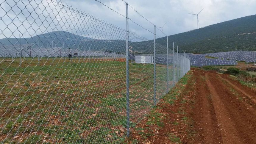 Περίφραξη Φωτοβολταϊκού πάρκου