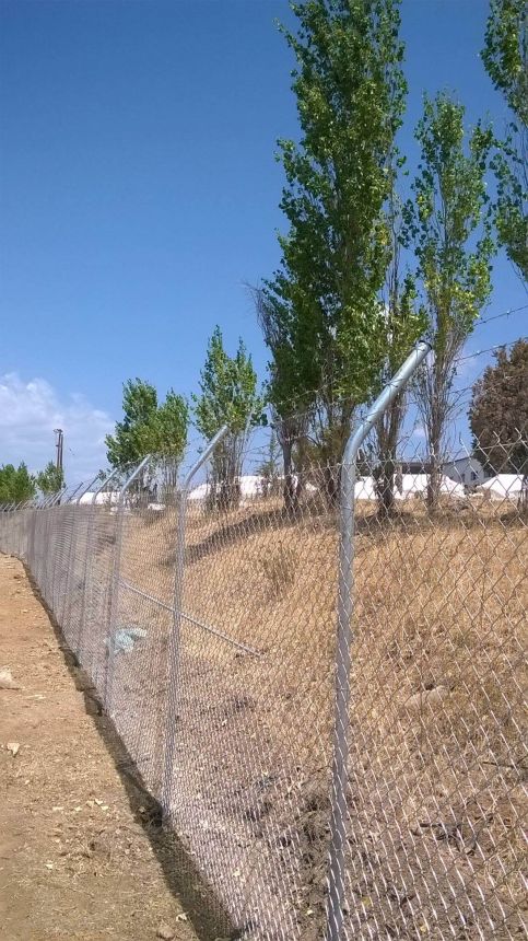 Περίφραξη τύπου ΝΑΤΟ από μεταλλικό πλέγμα, ανθεκτικό