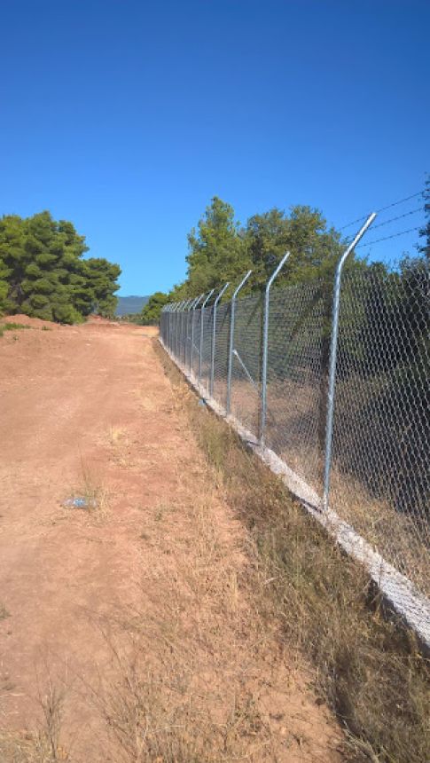 Περίφραξη τύπου ΝΑΤΟ από μεταλλικό πλέγμα, ανθεκτικό