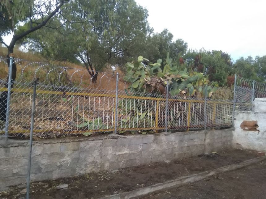 Περίφραξη με λεπιδοφόρο κονσερτίνα