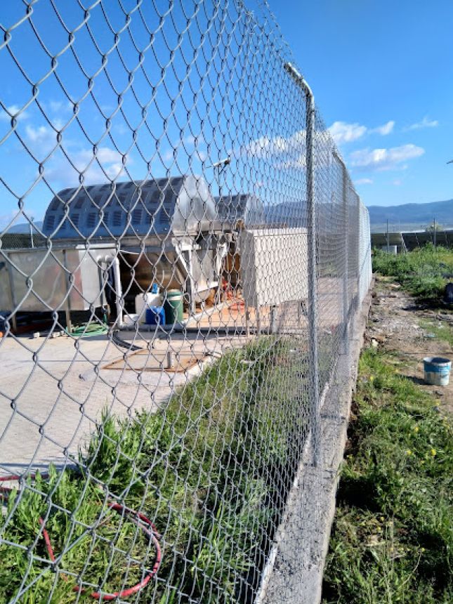 Περίφραξη τύπου ΝΑΤΟ από μεταλλικό πλέγμα, ανθεκτικό