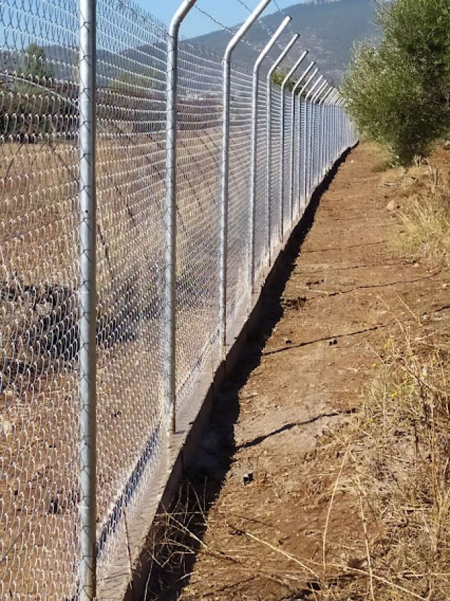 Περίφραξη τύπου ΝΑΤΟ από μεταλλικό πλέγμα, ανθεκτικό
