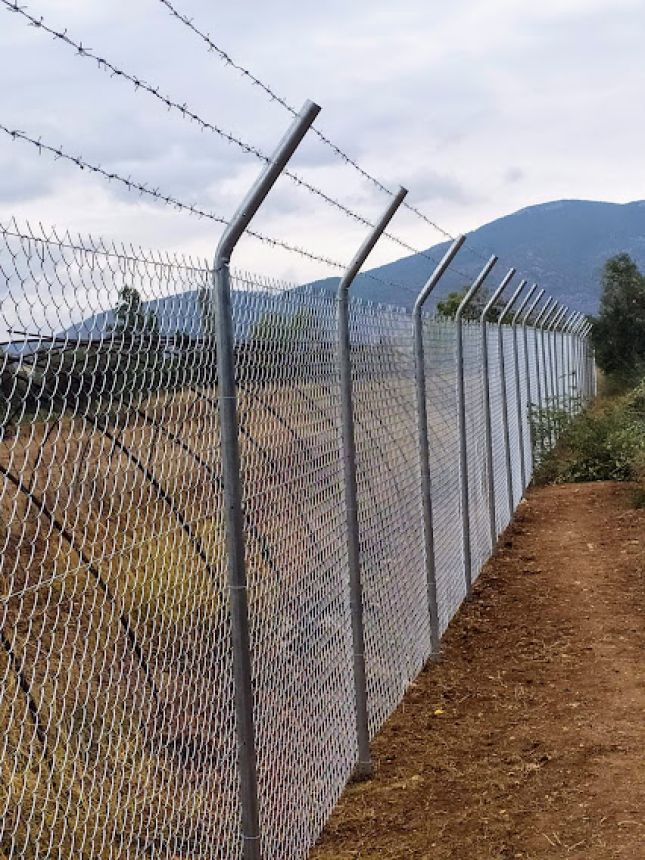 Περίφραξη τύπου ΝΑΤΟ από μεταλλικό πλέγμα, ανθεκτικό