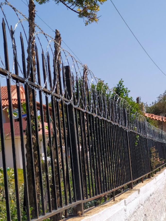 Περίφραξη με λεπιδοφόρο κονσερτίνα