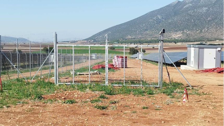 Περίφραξη Φωτοβολταϊκού πάρκου